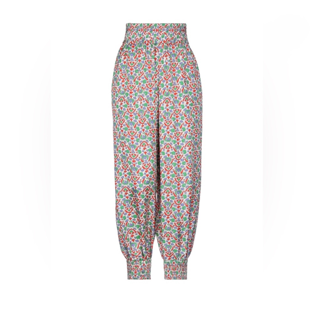 Tory Burch Silk Harem Boho Print Pants size 6